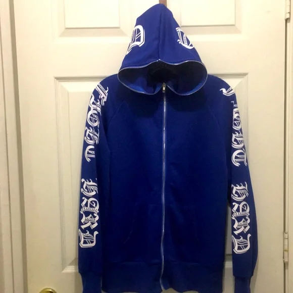 SHEIN Shirts Fight Hard Zipper Hoodie Lightweight Jacket Euc